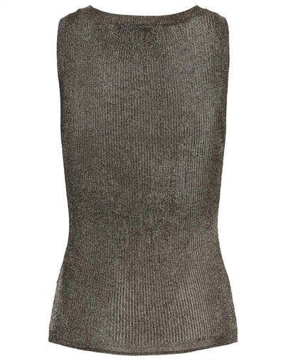 Gestuz - GZSilvi Tank Top - Warm Grey Metallic
